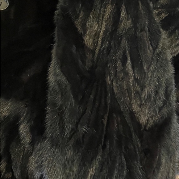 SOLD:Mens full length Black Mink Coat XXL/XXXL (52) - Picture 6 of 9